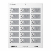 アネモモダンネ |郵送先住所 ラベル (フルシート)