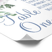 アネモンとアザミの卓上徴候 ポスター (角)