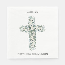 アネモンとユーカリが聖餐式に出る スタンダードランチョンナプキン