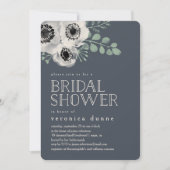 アネモンとユーカリのブライダルシャワーの招待状 招待状 (正面)