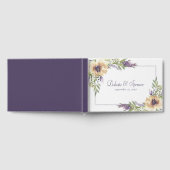 アネモンとラベンダー | パープルグリーンクリームガーデン ゲストブック (全面)