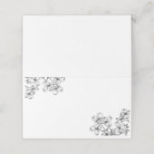 アネモンブーケ結婚の座席表 プレイスカード (外部開封)