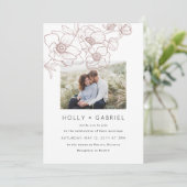 アネモンブーケ結婚式招待状 招待状 (スタンド正面)