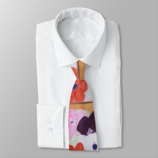 アネモン春の花ネクタイ ネクタイ (タイ)