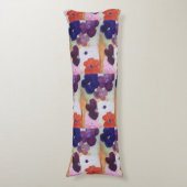 アネモン春の花体クッション ボディピロー (正面縦)