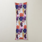 アネモン春の花体クッション ボディピロー (裏面 (縦))