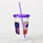 アネモン春の花 アクリルタンブラー (左)