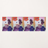 アネモン春の花 ヨガマット (正面(横))