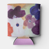 アネモン春の花 缶クーラー (正面)