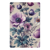 アネモン美しいシームレスな花柄 ミニクリップボード (裏面)