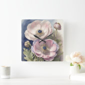 アネモン スクエア壁時計 (ホーム)