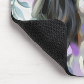 『アネモン』トリコラーカヴァリエ犬のアートムースパード マウスパッド (コーナー)