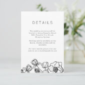 アネモーネ結婚ブーケ エンクロージャーカード (スタンド正面)