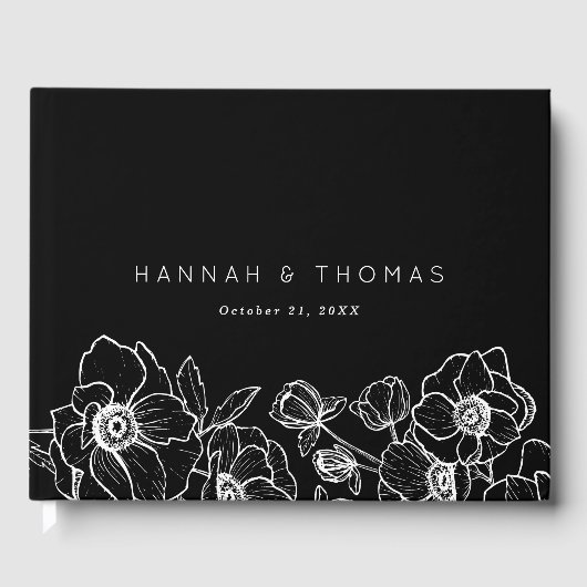 アネモーネ結婚ブーケ ゲストブック (正面)