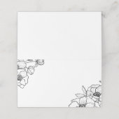 アネモーネ結婚ブーケ プレイスカード (外部開封)