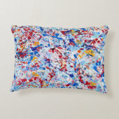 アネリサNo. 12抽象芸術枕 アクセントクッション (裏面)