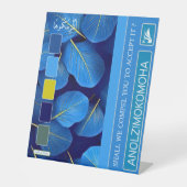 アノジモモハ 台座サイン (正面)