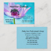 アノームフローラ介護者プロフェッショナル名刺 名刺 (正面/裏面)