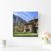 アハニー スクエア壁時計 (ホーム)