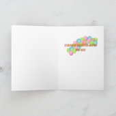 「アハハハッピーバースデー!」 🐀誕生日カード カード (内部)