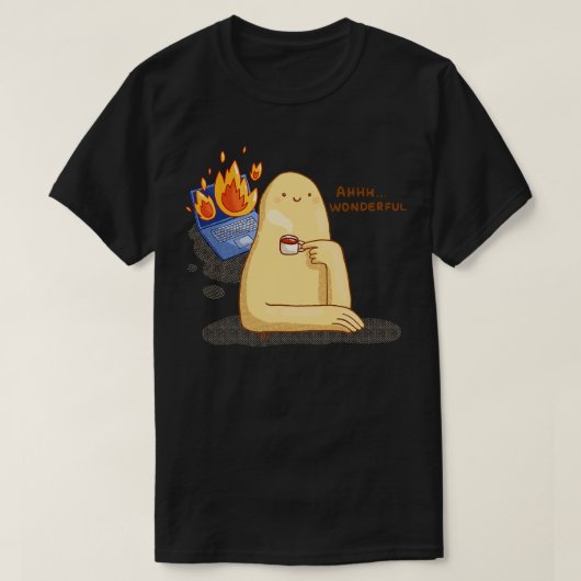 アハフワンダフル Tシャツ (デザイン正面)