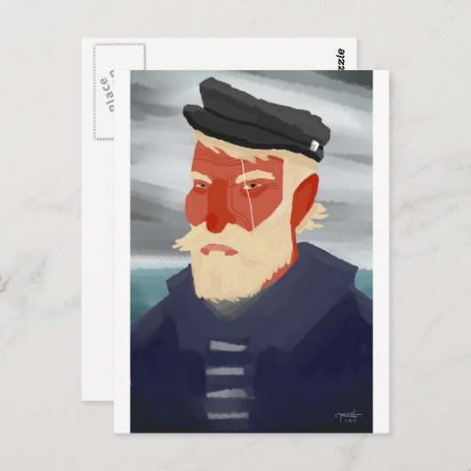 アハブ ポストカード (正面/裏面)