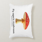 アハラタケを白い背景に乗せる アクセントクッション (正面(垂直))