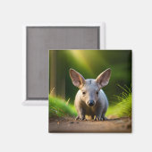 アハルダークの穴居野生動物:アフリカのアカグマ マグネット (正面/裏面)