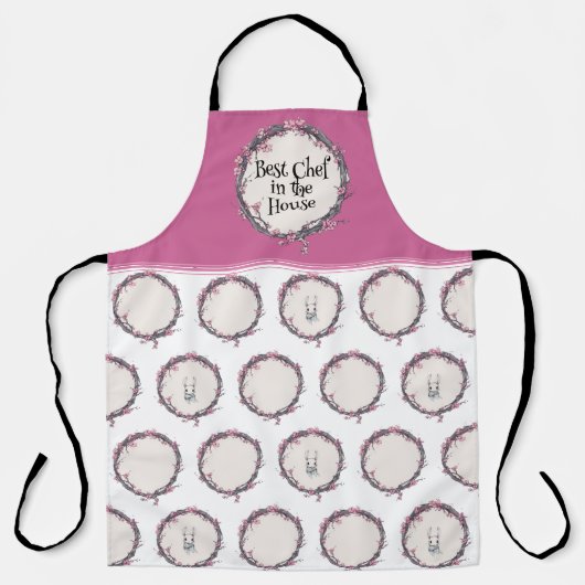 アハレの春さくらんぼの花 エプロン (正面)