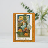 アハロウィン悪夢ヴィンテージアートカード ポストカード (スタンド正面)