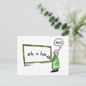 アハ！漫画はがき ポストカード (スタンド正面)