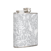 アバイドボタニカルシルバーグレーフローラフラスコ フラスク (右)