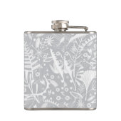 アバイドボタニカルシルバーグレーフローラフラスコ フラスク (裏面)