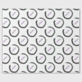 アバイド禅仏教のensoサークル ラッピングペーパー (フラット)