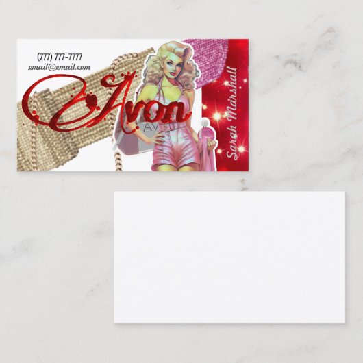 アバオン代表名刺 名刺 (正面/裏面)