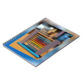 アバカス初のコンピューター ノートブック (左側)