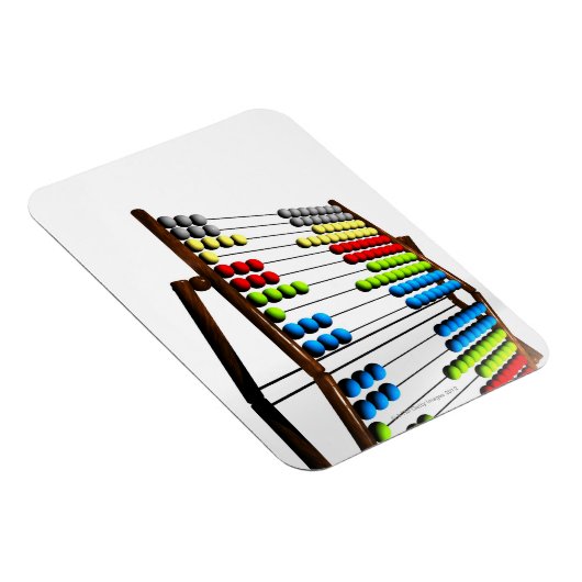 アバカス、コンピューターのアートワーク。 マグネット (右側)