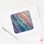 アバカラフルロンドリプルカスタム スクエアシール (封筒)