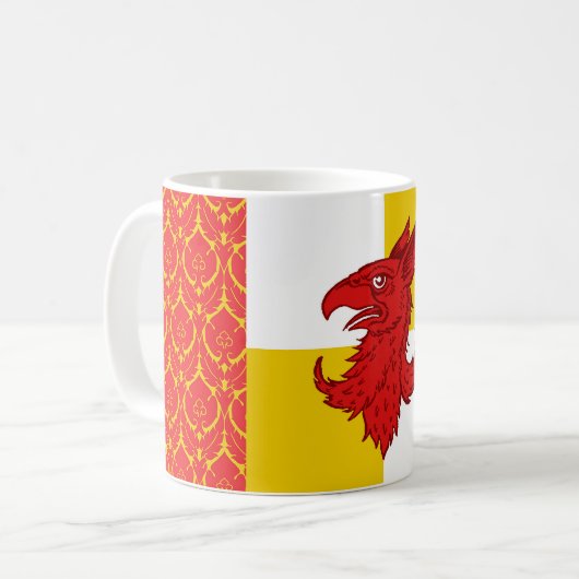 アバカルポピュレースバッジコーヒーマグ コーヒーマグカップ (正面左)