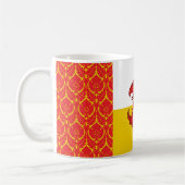 アバカルポピュレースバッジコーヒーマグ コーヒーマグカップ (左)