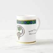 アバクロムビークランバッジタータンチェック&モットー ボーンチャイナマグカップ (正面右)