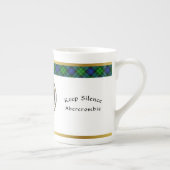 アバクロムビークランバッジタータンチェック&モットー ボーンチャイナマグカップ (右)