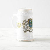 アバクロムビークランバッジ&ユニコーン ビールジョッキ (正面左)