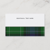 アバクロムビータータンチェックプレイドカスタム 名刺 (裏面)