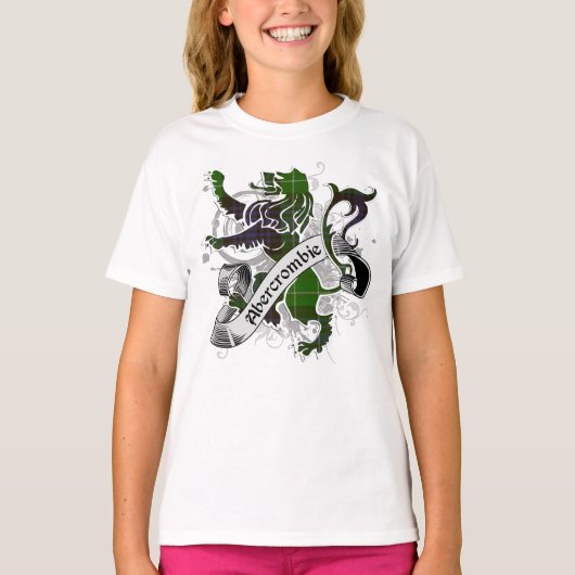 アバクロムビータータンチェックライオン Tシャツ (正面)