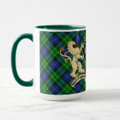 アバクロムビーバッジ&タータンチェック パーソナライズされた マグカップ (左)