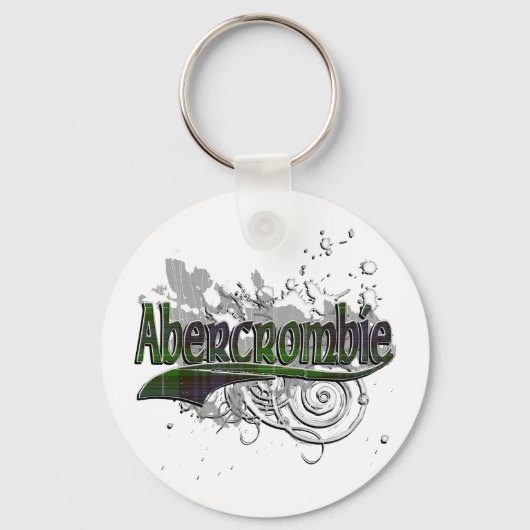 アバクロンビータータンチェック グランジ キーホルダー (正面)