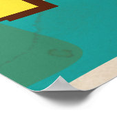 アバコス諸島ヴィンテージ旅行ポスター ポスター (角)