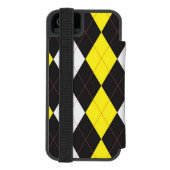 アバザバブズアーガイルウォレットケース INCIPIO iPhoneウォレットケース (フォリオ裏面)