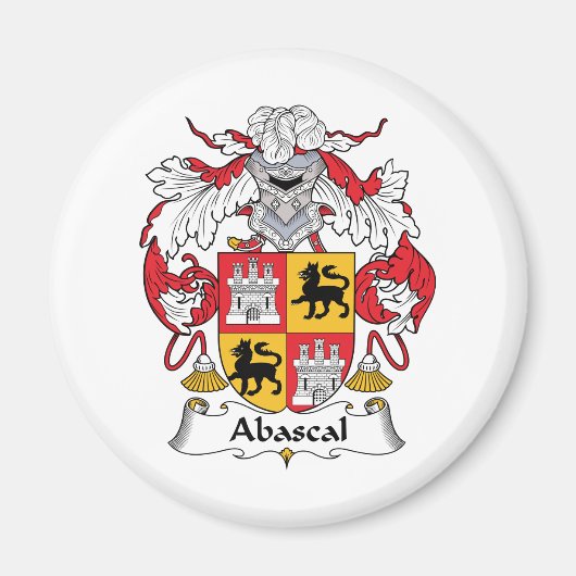 アバスカル家紋 マグネット (正面)